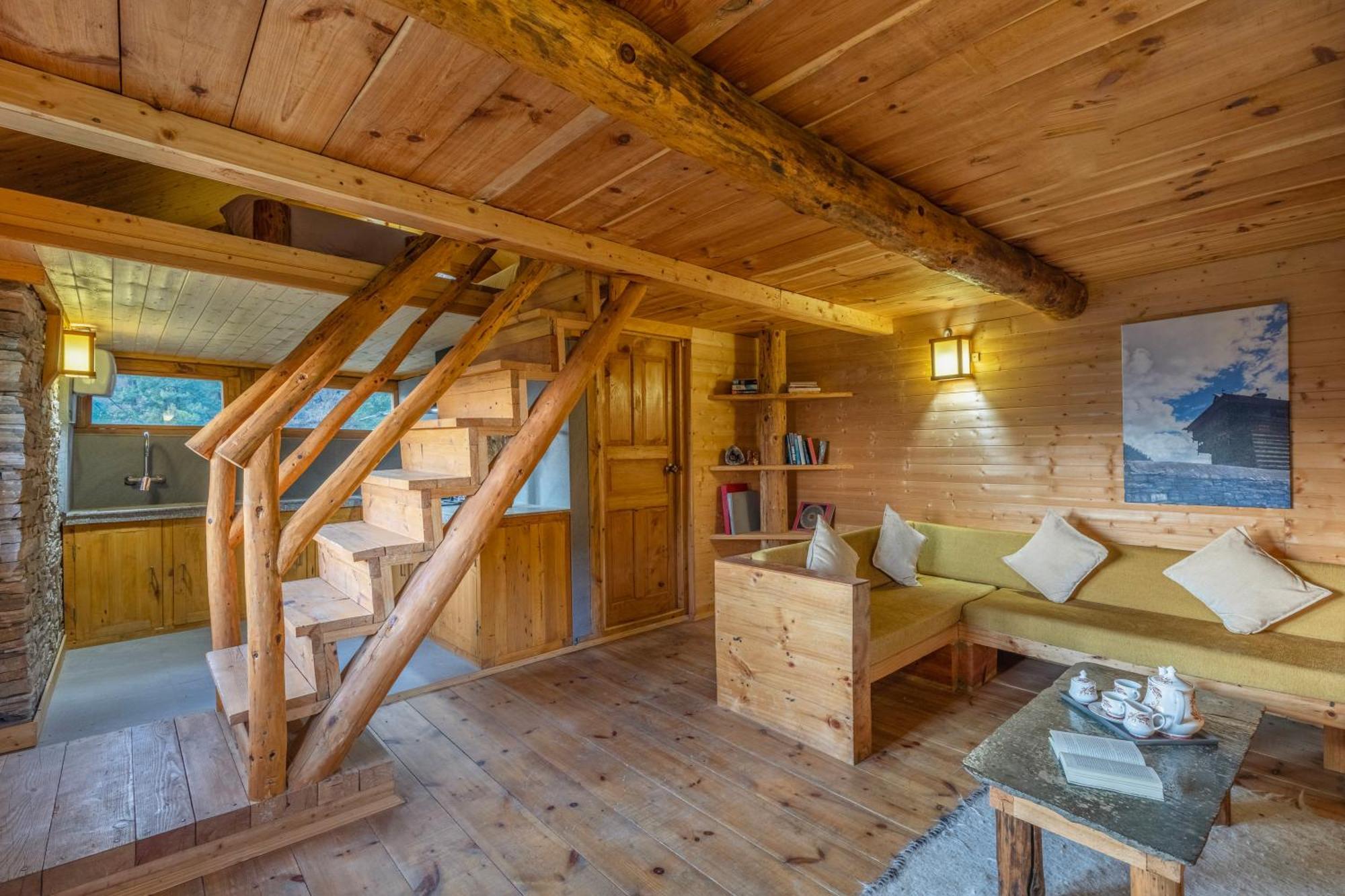 Elivaas 1 Bhk Premium Cottage With Sauna - Everly 심라 외부 사진